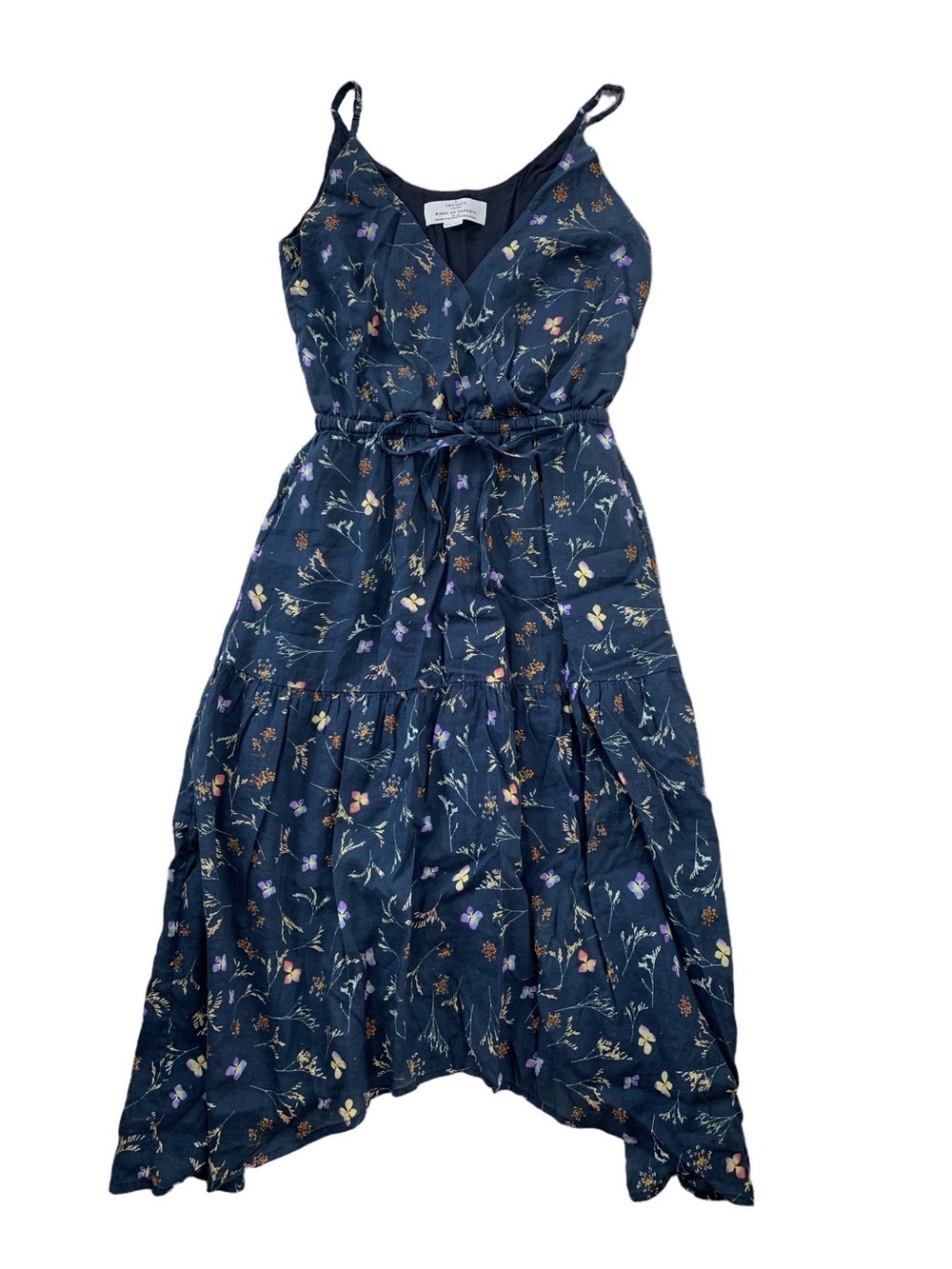 Trovata Birds of Paradis Women’s Size XS Extra Small Lucia Floral Midi Dress